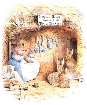 Talem, Benjamin Bunny, mother rabbit
